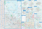 Alberta & Saskatchewan Road Map -  MapArt