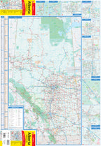 Alberta Road Map -  MapArt