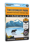 Tweedsmuir Park - Alexander Mackenzie Heritage Trail BC - Park Map