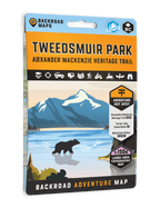 Tweedsmuir Park - Alexander Mackenzie Heritage Trail BC - Park Map