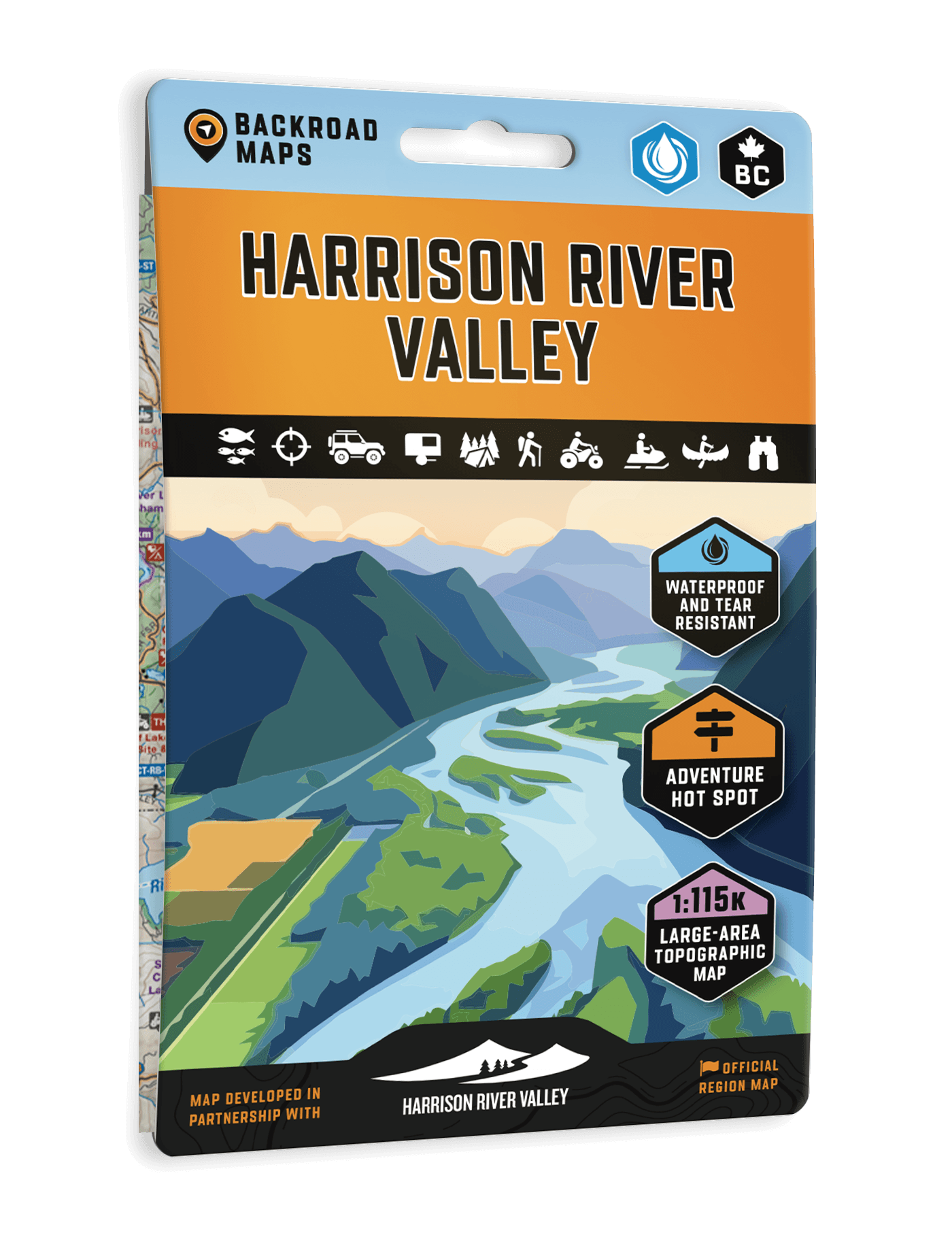 Harrison River Valley BC - Destination Map
