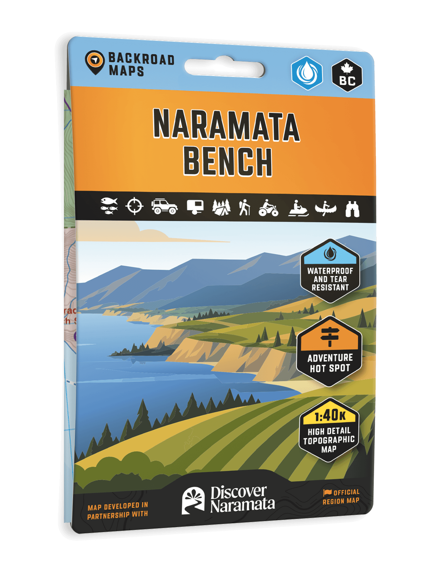 Naramata Bench BC - Destination Map