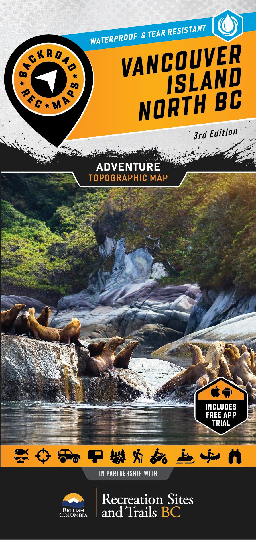 Vancouver Island North BC - Recreation Map