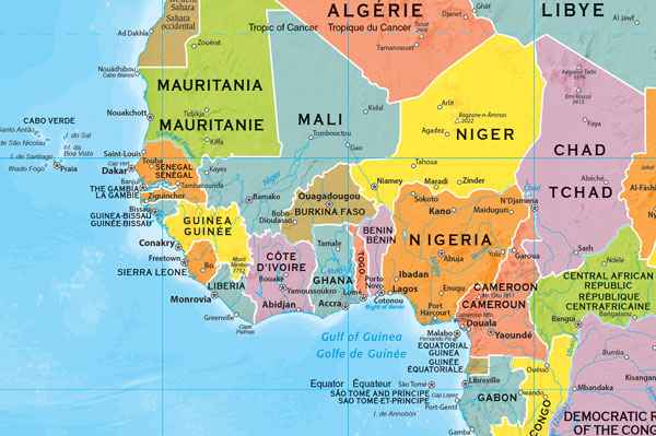 World Wall Map 40x28 - Laminated (with Index) -  MapArt