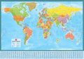 World Wall Map 40x28 - Laminated (with Index) -  MapArt