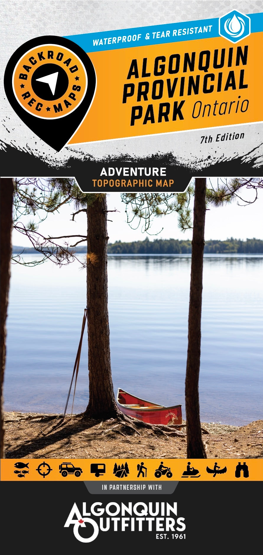 Algonquin Provincial Park Ontario - Recreation Map