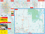 Alberta Road Map Fast Track - Laminated -  MapArt
