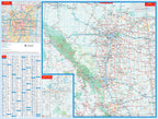 Alberta Road Map Fast Track - Laminated -  MapArt