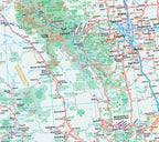 British Columbia & Alberta Road Map -  MapArt