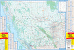 British Columbia & Alberta Road Map -  MapArt