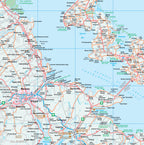 Atlantic Canada Road Map -  MapArt