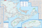 Atlantic Canada Road Map -  MapArt