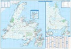 Atlantic Canada Wall Map 59x41 - Laminated -  MapArt