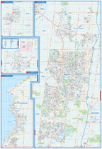 Aurora & Newmarket (ON) Street Map -  MapArt