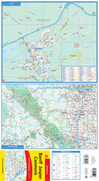 Banff, Jasper & Canmore (AB) Street Map - Pocket Size -  MapArt