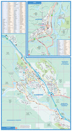 Banff, Jasper & Canmore (AB) Street Map - Pocket Size -  MapArt