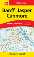 Banff, Jasper & Canmore (AB) Street Map - Pocket Size -  MapArt