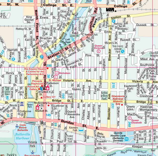 Belleville & Quinte West Street Map - Pocket Size -  MapArt