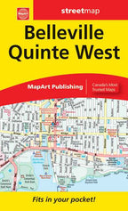 Belleville & Quinte West Street Map - Pocket Size -  MapArt