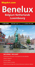 Benelux (Belgium, Netherlands, Luxembourg) Road Map -  MapArt