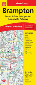 Brampton (ON) Street Map -  MapArt