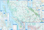British Columbia Road Map -  MapArt