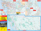 British Columbia Road Map Fast Track - Laminated -  MapArt