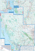 British Columbia Wall Map 33.5x38.5 - Laminated -  MapArt