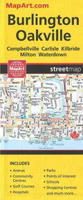 Burlington Oakville Street Map