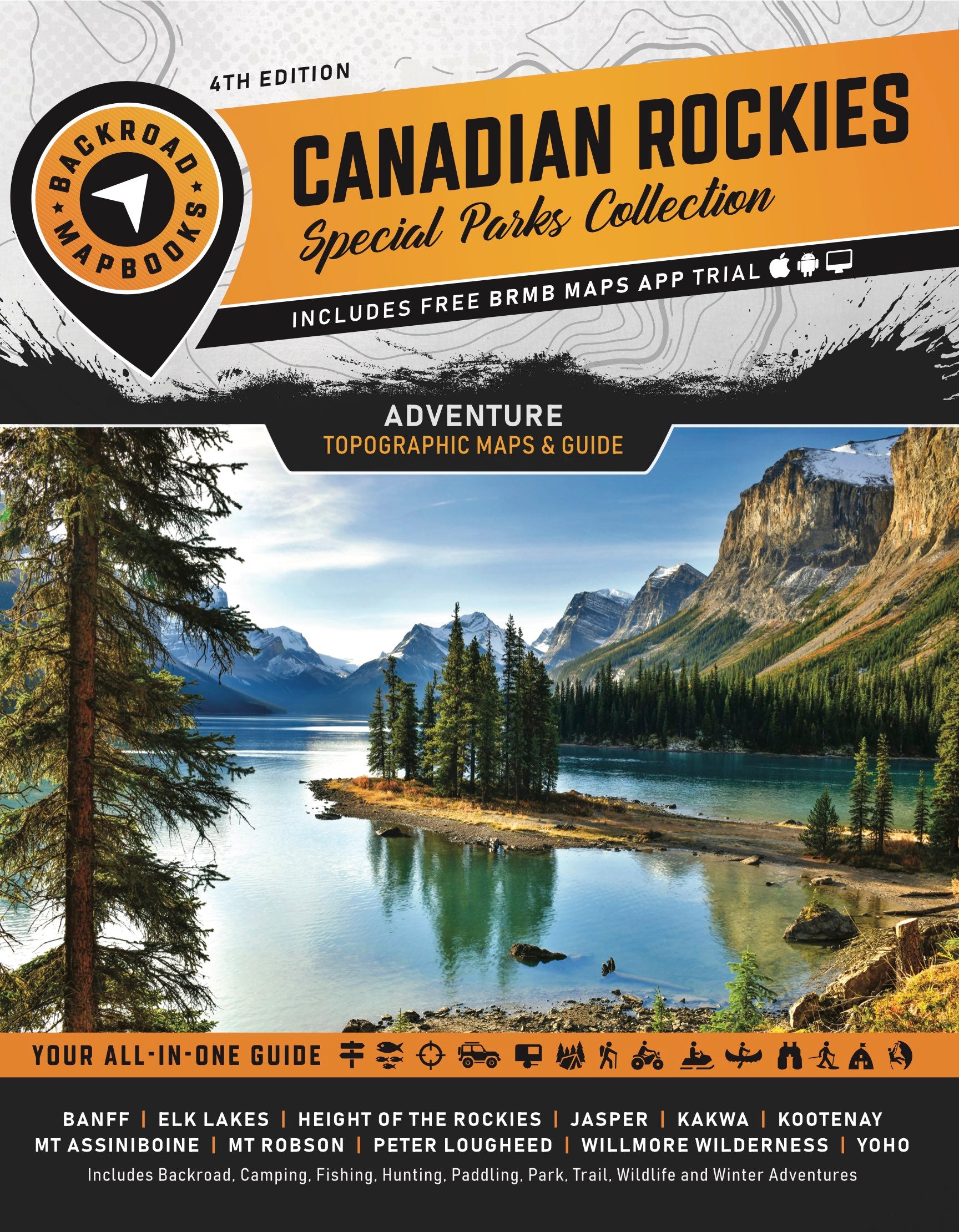 Canadian Rockies Backroad Mapbook