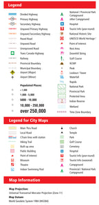 Calgary & Banff (AB) Fast Track Map - Laminated -  MapArt