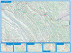 Calgary & Banff (AB) Fast Track Map - Laminated -  MapArt