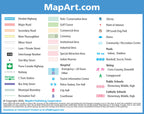 Calgary (AB) Street Map -  MapArt