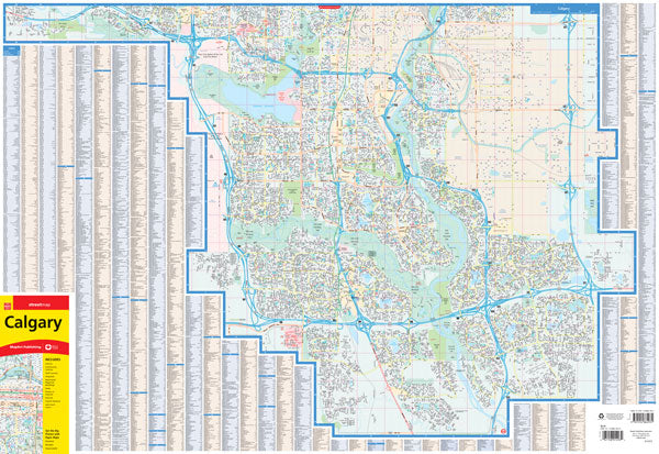 Calgary (AB) Street Map -  MapArt
