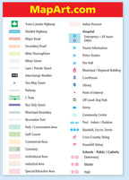 Calgary (AB) Street Map Fast Track - Laminated -  MapArt