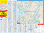 Calgary (AB) Street Map Fast Track - Laminated -  MapArt