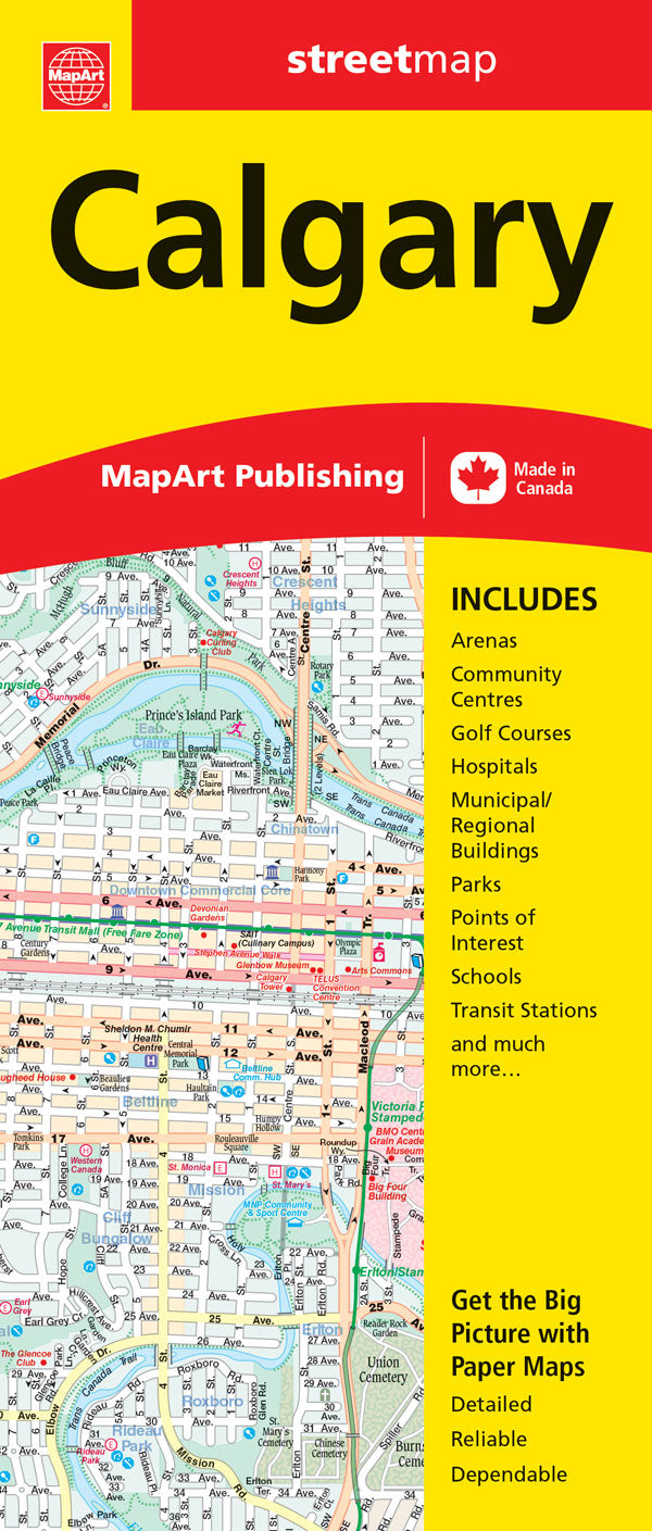 Calgary (AB) Street Map