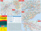 Canada Road Map Fast Track - Laminated -  MapArt