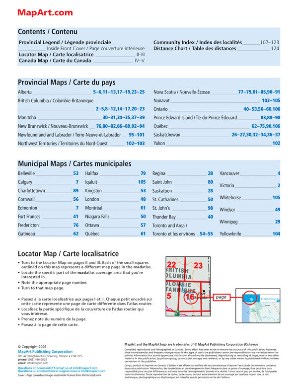 Canada Road Atlas