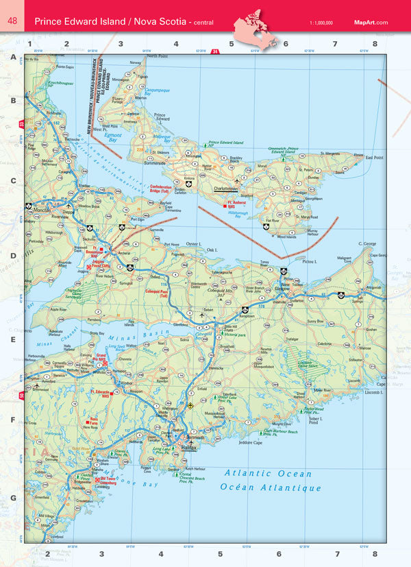 Canada USA Road Atlas