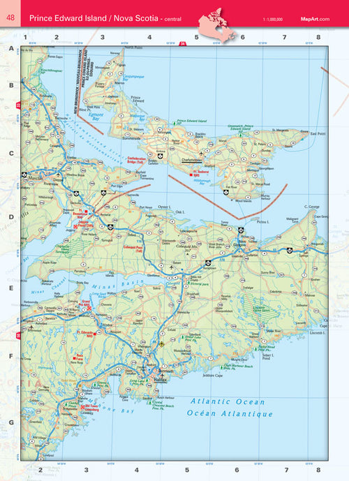Canada USA Road Atlas