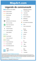 Cantons-de-l'Est (QC) Road Map - French -  MapArt