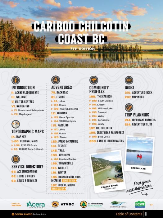Cariboo Chilcotin Coast BC Backroad Mapbook - Backroad Maps