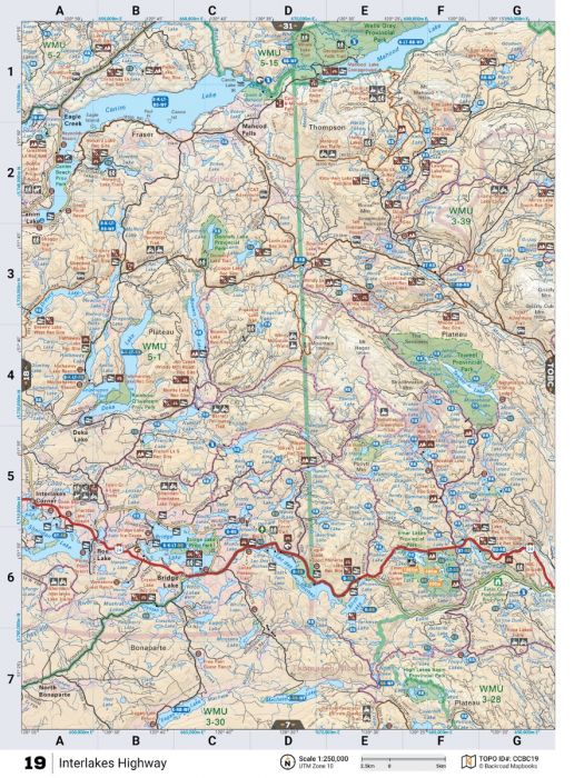 Cariboo Chilcotin Coast BC Backroad Mapbook - Backroad Maps