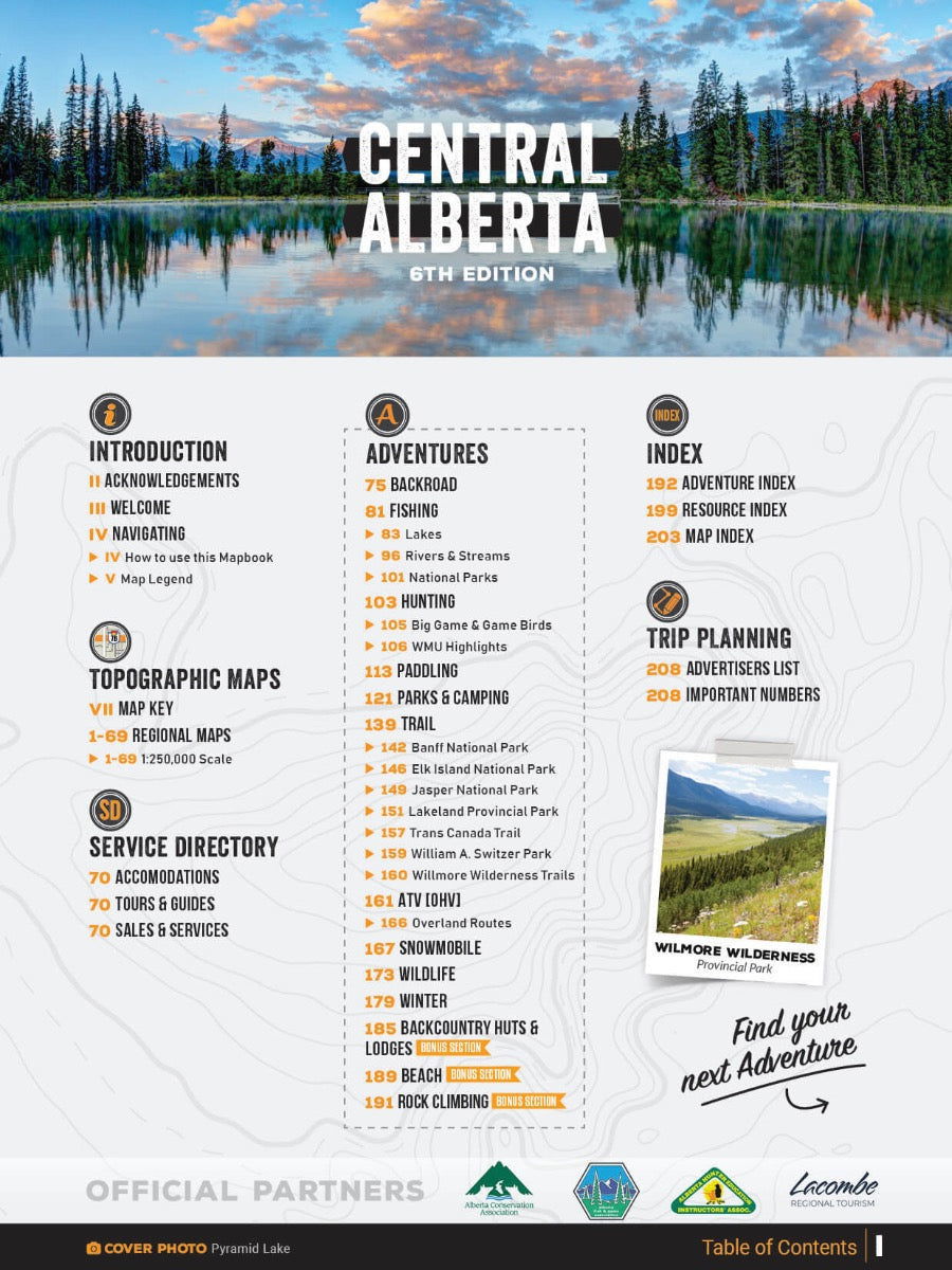 Central Alberta Backroad Mapbook - Backroad Maps