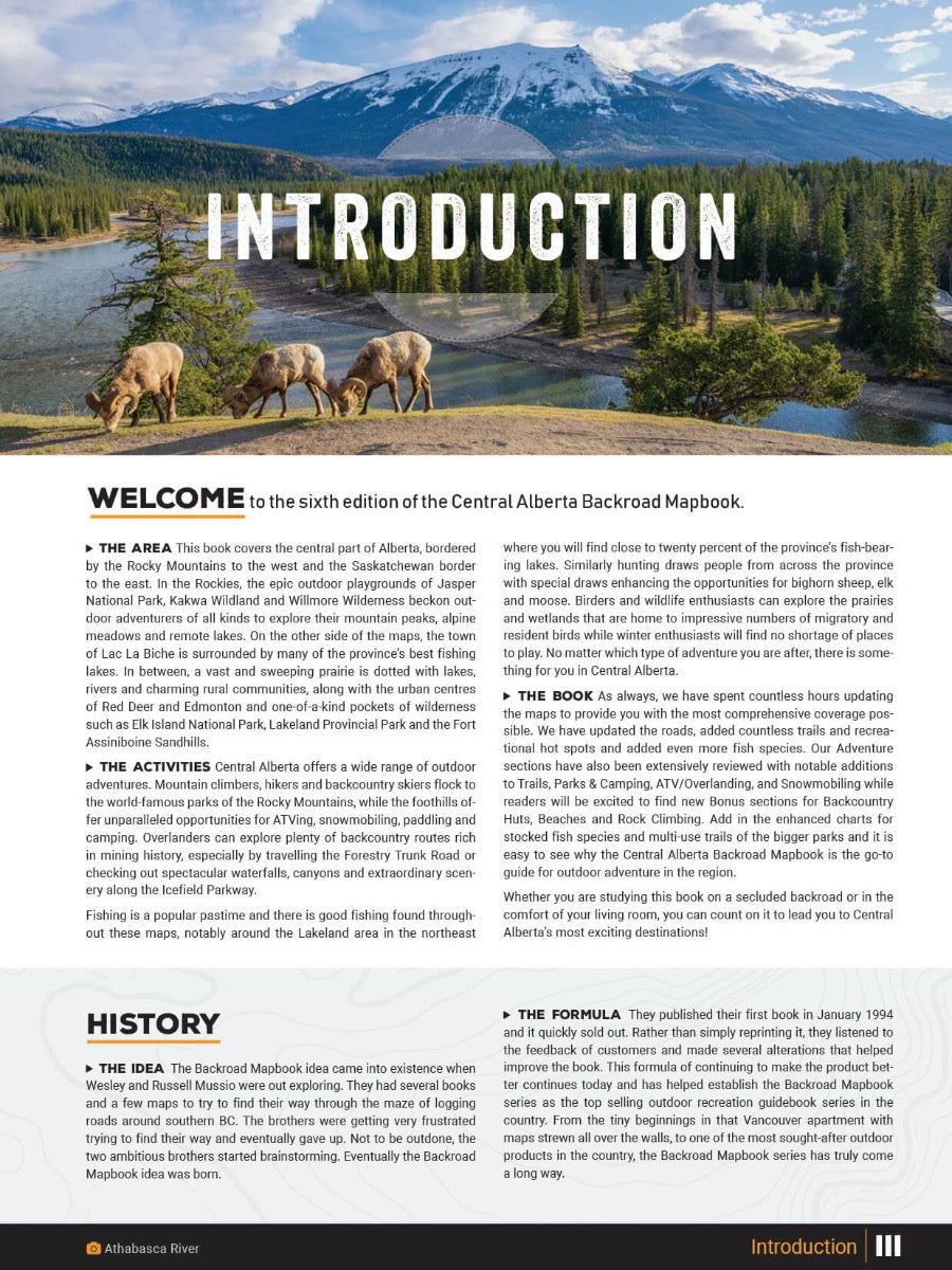 Central Alberta Backroad Mapbook - Backroad Maps