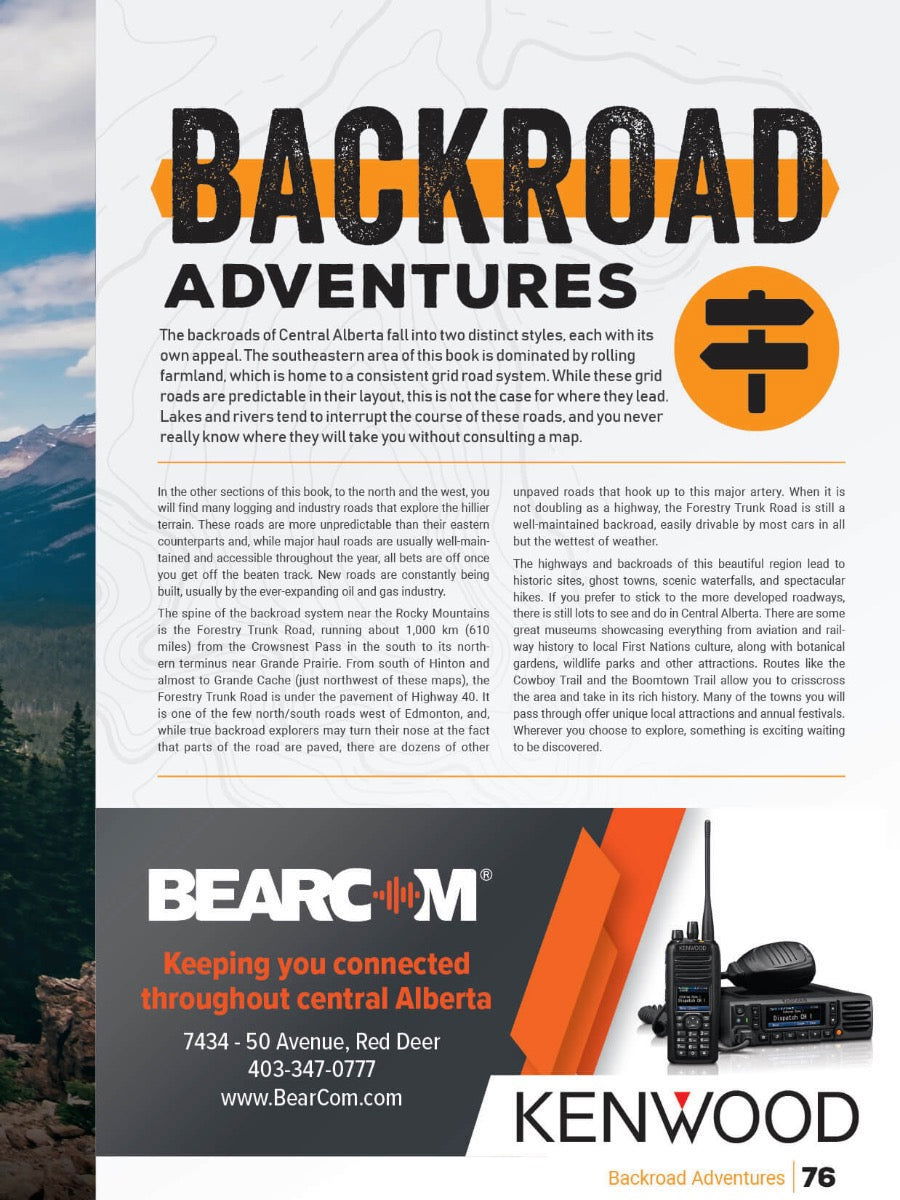 Central Alberta Backroad Mapbook - Backroad Maps