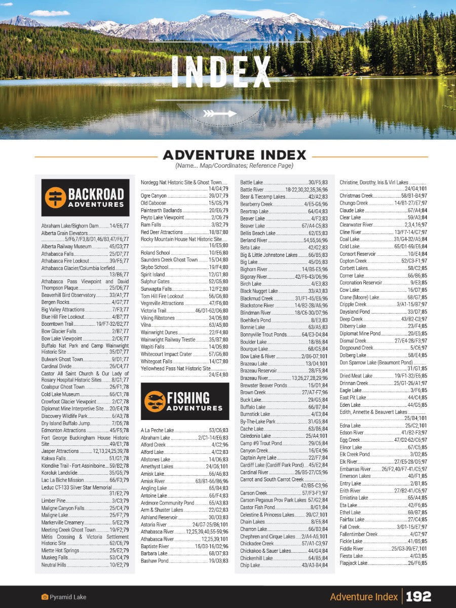 Central Alberta Backroad Mapbook - Backroad Maps