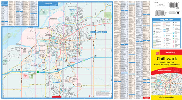 Chilliwack (BC) Street Map - Pocket Size -  MapArt