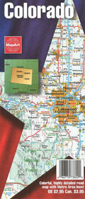 Colorado State Road Map -  MapArt